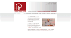 Desktop Screenshot of praxis-ruths.de