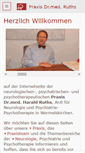 Mobile Screenshot of praxis-ruths.de