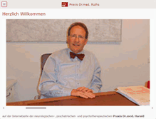 Tablet Screenshot of praxis-ruths.de